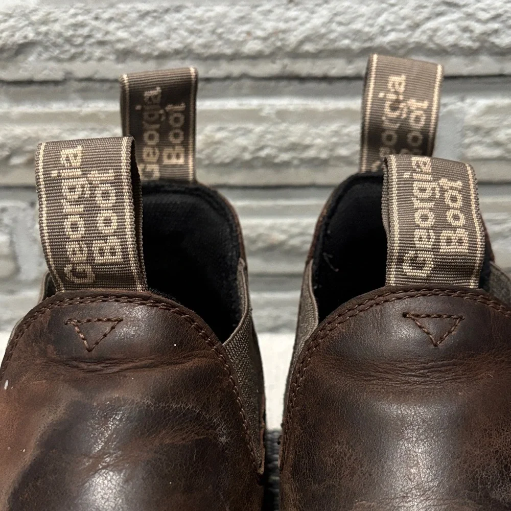 Georgia Boot Women’s Brown and Teal Romeo’s - Picture 2 of 8